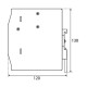 Джерело живлення ETI 004656682 PS-120-24 (Вхід: 100-240V AC/140-340V DC; Вихід: 24-28V DC/120W/5A)