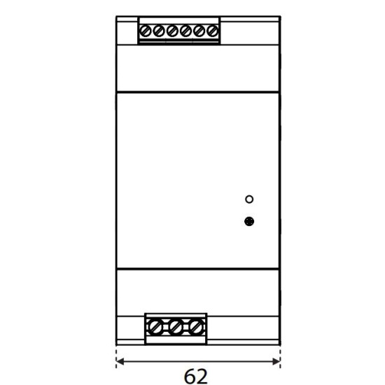 Джерело живлення ETI 004656683 PS-240-24 (Вхід: 100-240V AC/140-340V DC; Вихід: 24-28V DC/240W/10A)