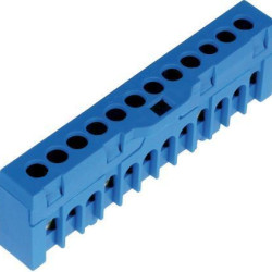 Електрична шина ETI 3903206 ESC-QBLOK7201 (синій 10/16мм² 12 підключень)
