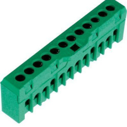 Електрична шина ETI 3903207 ESC-QBLOK7202 (зелений 10/16мм² 12 підключень)