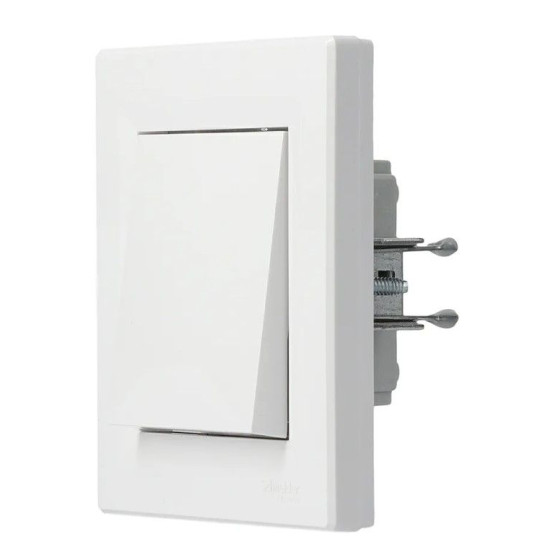 Кнопковий вимикач вимикача Schneider Electric Asfora EPH0800321 (біла)
