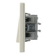 Кнопковий вимикач вимикача Schneider Electric Asfora EPH0800323 (кремова)