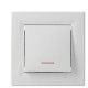 Кнопковий вимикач вимикача Schneider Electric Asfora EPH1600321 з підсвічуванням (білий)