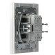 Кнопковий вимикач вимикача Schneider Electric Asfora EPH1600321 з підсвічуванням (білий)