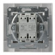 Кнопковий вимикач вимикача Schneider Electric Asfora EPH1600321 з підсвічуванням (білий)