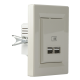 USB розетка Schneider Electric Asfora EPH2700223 (кремова)