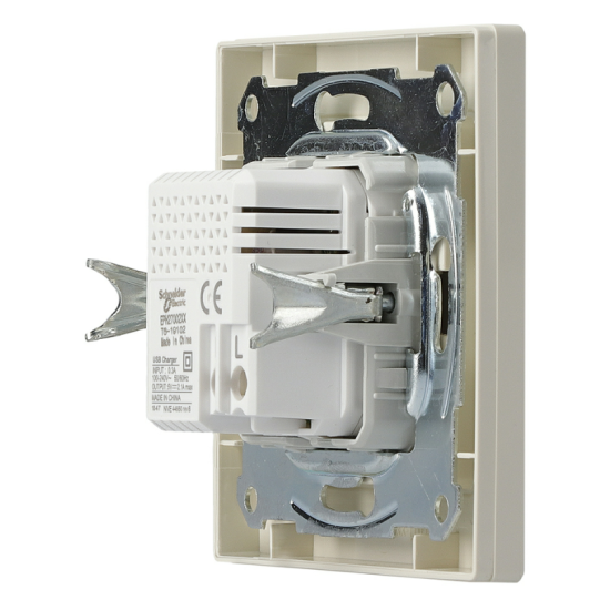 USB розетка Schneider Electric Asfora EPH2700223 (кремова)