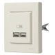 USB розетка Schneider Electric Asfora EPH2700223 (кремова)