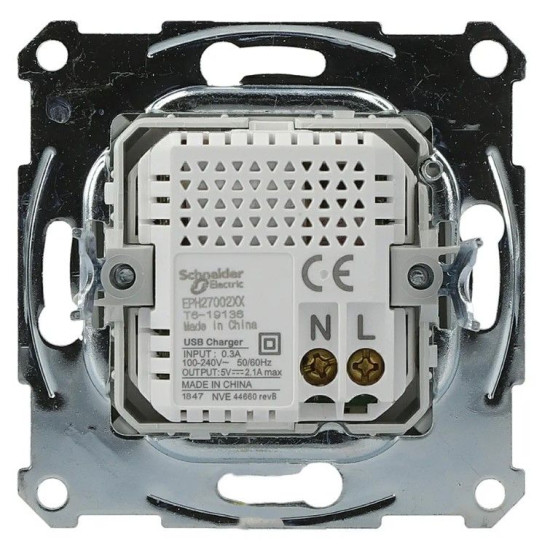 USB розетка Schneider Electric Asfora EPH2700269 (бронза)