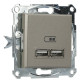 USB розетка Schneider Electric Asfora EPH2700269 (бронза)