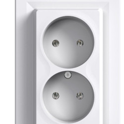 Подвійна розетка Schneider Electric Asfora EPH9700121