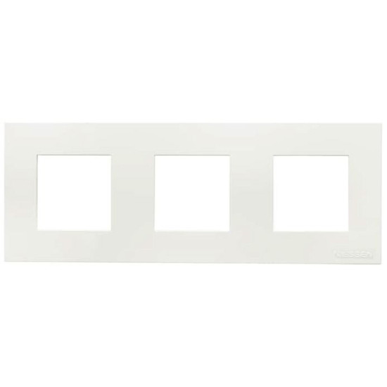 Тримісна рамка ABB Zenit 2CLA227310N1101 N2273.1 BL (білий)