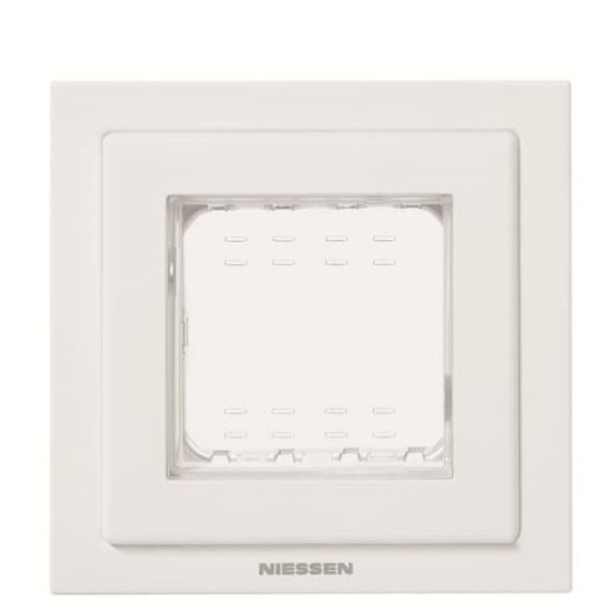 Одномісна рамка ABB Zenit 2CLA327100N1101 N3271 BL IP55 (білий)