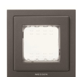 Одномісна рамка ABB Zenit 2CLA327100N1801 N3271 AN IP55 (антрацит)
