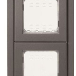 Двомісна рамка ABB Zenit 2CLA327200N1801 N3272 AN IP55 (антрацит)