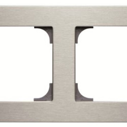 Двомісна рамка ABB Sky 2CLA857200A1401 8572 AI (сталь)