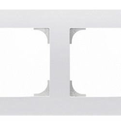 Чотиримісна рамка ABB Sky 2CLA857410A1101 8574.1 BL (білий)