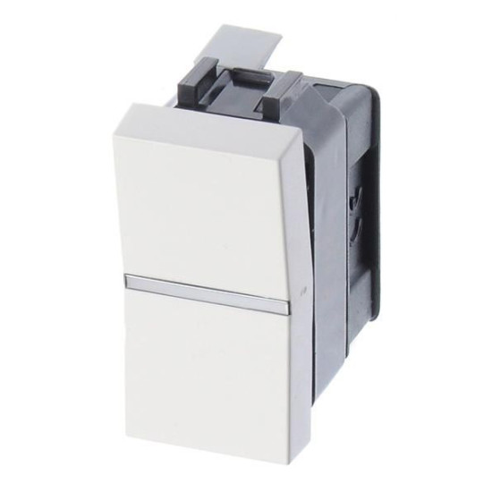 Вимикач ABB Zenit 2CLA210100N1101 N2101 BL 1М (білий)