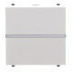 Однокнопковий двополюсний вимикач ABB Zenit 2CLA220120N1101 N2201.2 BL (білий)