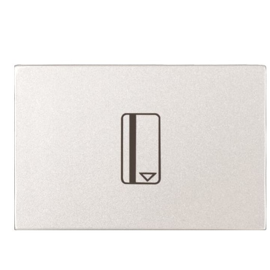 Однокнопковий картковий вимикач ABB Zenit 2CLA221410N1101 N2214.1 BL (білий)