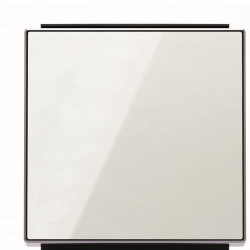 Одинарна клавіша вимикача ABB Sky 2CLA850100A2101 8501 CB (біле скло)