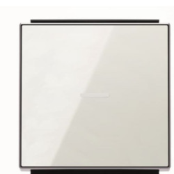Клавіша вимикача ABB Sky 2CLA850130A2101 8501.3 CB з лінзою (біле скло)