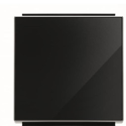 Одинарна клавіша вимикача ABB Sky 2CLA850100A2501 8501 CN (чорне скло)