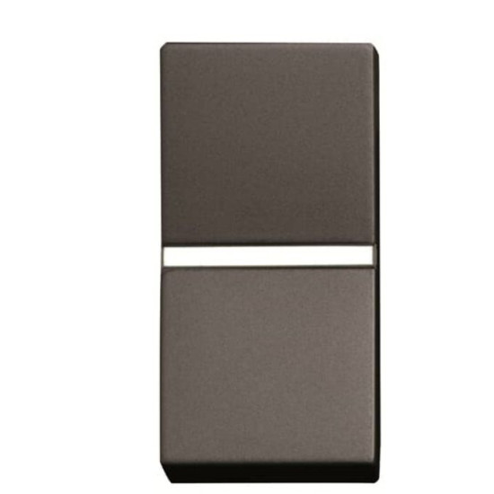 Кнопковий вимикач із символом «Світло» ABB Zenit 2CLA210470N1801 N2104.7 AN 1М (антрацит)