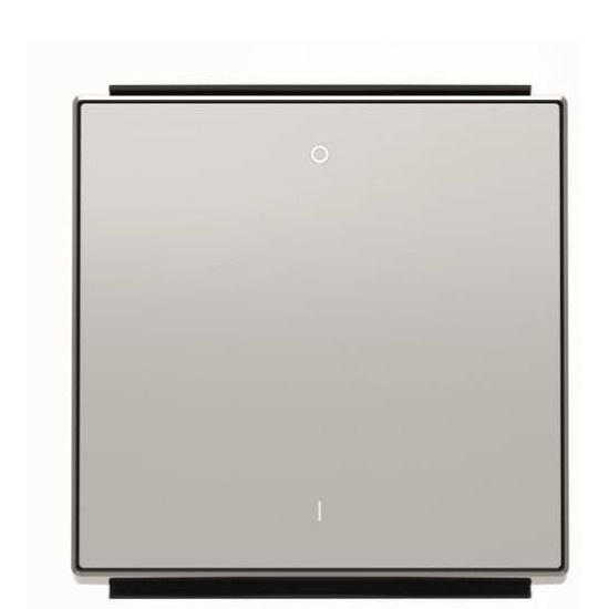 Клавіша вимикача ABB Sky 2CLA850120A1301 8501.2 PL з маркуванням 0/I (срібло)