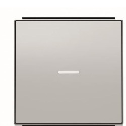 Клавіша вимикача ABB Sky 2CLA850130A1301 8501.3 PL із лінзою (срібло)