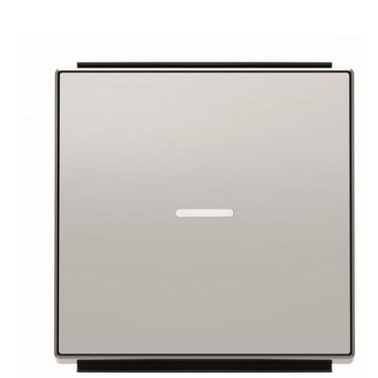 Клавіша вимикача ABB Sky 2CLA850130A1301 8501.3 PL із лінзою (срібло)