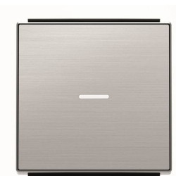 Клавіша вимикача ABB Sky 2CLA850130A1401 8501.3 AI з лінзою (сталь)