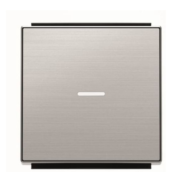 Клавіша вимикача ABB Sky 2CLA850130A1401 8501.3 AI з лінзою (сталь)