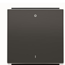 Клавіша вимикача ABB Sky 2CLA850120A1501 8501.2 NS з маркуванням 0/I (чорний оксамит)
