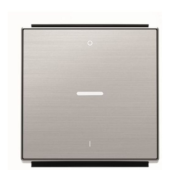 Клавіша вимикача ABB Sky 2CLA850140A1401 8501.4 AI з лінзою 0/I (сталь)