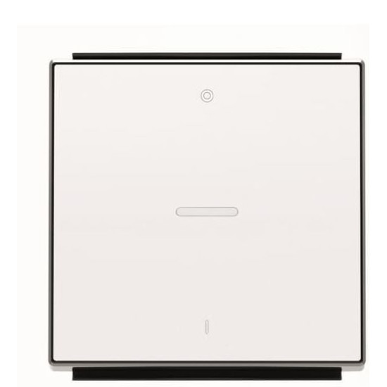 Клавіша вимикача ABB Sky 2CLA850140A1101 8501.4 BL з лінзою 0/I (білий)