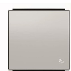 Клавіша вимикача ABB Sky 2CLA850400A1301 8504 PL із символом «Дзвінок» (срібло)
