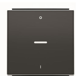 Клавіша вимикача ABB Sky 2CLA850140A1501 8501.4 NS з лінзою 0/I (чорний оксамит)