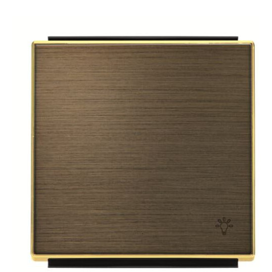 Клавіша вимикача ABB Sky 2CLA850420A1201 8504.2 OE із символом «Світло» (золото)