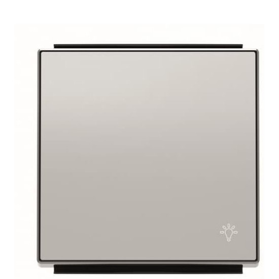 Клавіша вимикача ABB Sky 2CLA850420A1301 8504.2 PL із символом «Світло» (срібло)