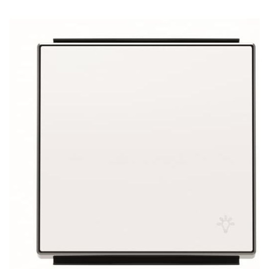 Клавіша вимикача ABB Sky 2CLA850420A1101 8504.2 BL із символом «Світло» (білий)
