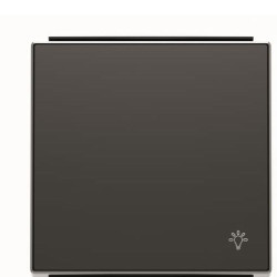 Клавіша вимикача ABB Sky 2CLA850420A1501 8504.2 NS із символом «Світло» (чорний оксамит)