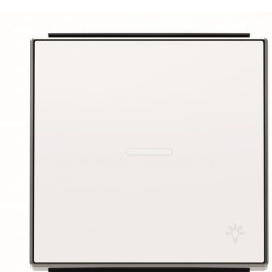 Клавіша вимикача ABB Sky 2CLA850440A1101 8504.4 BL із лінзою із символом «Світло» (білий)