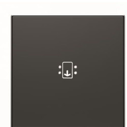 Клавіша карткового вимикача ABB Sky 2CLA851400A1501 8514 NS (чорний оксамит)
