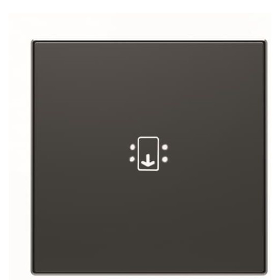 Клавіша карткового вимикача ABB Sky 2CLA851400A1501 8514 NS (чорний оксамит)