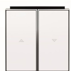 Подвійна клавіша жалюзі ABB Sky 2CLA854400A1101 8544 BL (білий)