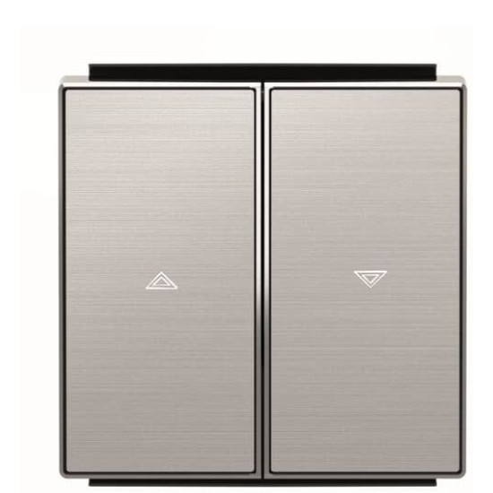 Подвійна клавіша жалюзі ABB Sky 2CLA854400A1401 8544 AI (сталь)