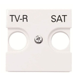 Центральна плата TV-R SAT розетки ABB Zenit 2CLA225010N1101 N2250.1 BL (білий)