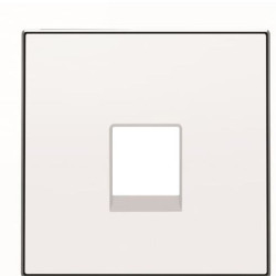 Одинарна центральна плата комунікаційної розетки ABB Sky 2CLA851700A1101 8517 BL (білий)