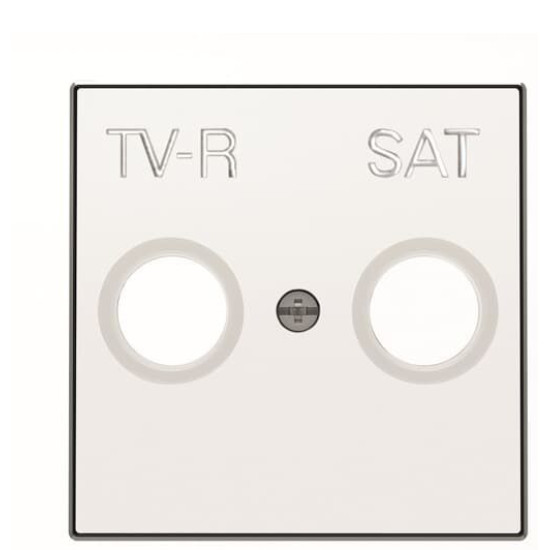 Центральна плата TV/R+SAT розетки ABB Sky 2CLA855010A1101 8550.1 BL (білий)